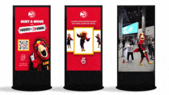 Atlanta Hawks AR Hologram In-Stadium Kiosk