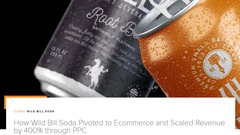 How Wild Bill Soda Pivoted to Ecommerce and Scaled Revenue by 400% through PPC