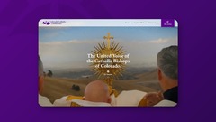 Website Design & Dev for the Bishops of Colorado