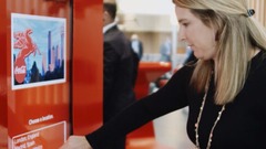 Coca-Cola Digital Postcard - Airport Activation 