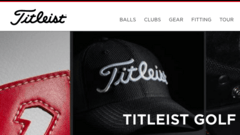 Titleist Website Redesign