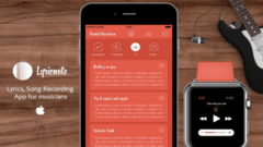 iPhone & Apple Watch App for Song Writers to create, edit and manage lyrics