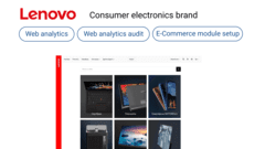 Web analytics for Consumer electronics brand